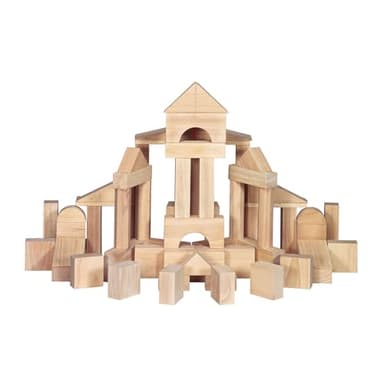 Melissa and Doug Classic Wooden Unit Blocks