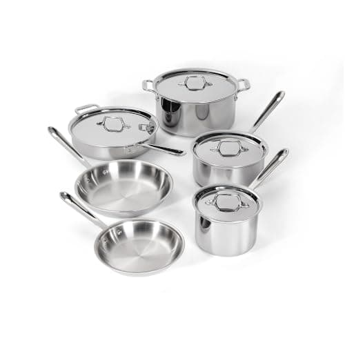 All-Clad D3 Stainless Steel 10-Pc Cookware Set