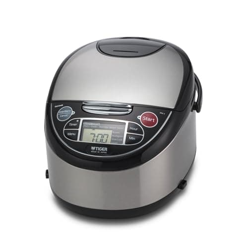 Tiger JAX-T10U-K Micom Rice Cooker with Food Steamer