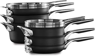 Calphalon Premier Space Saving 10-Pc Cookware Set