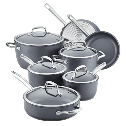 Anolon Accolade Forged Hard Anodized 12-Pc Cookware Set