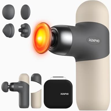 RENPHO Mini Thermal Massage Gun with Heat