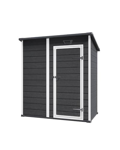 Keter Essential Shed 4x6 Resin Outdoor Storage Shed