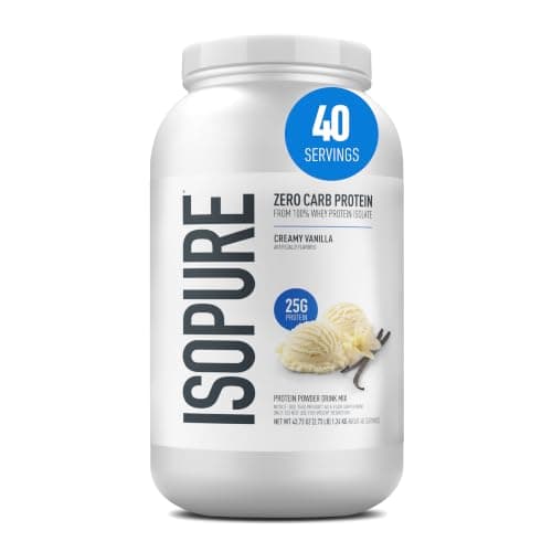 Isopure Zero Carb Protein Powder Creamy Vanilla