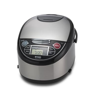 Tiger JAX-T10U-K Micom Rice Cooker with Food Steamer