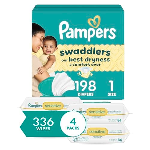 Pampers Swaddlers Disposable Diapers Size 1