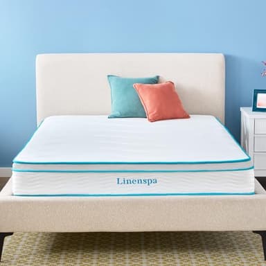 Linenspa Essentials 10 Inch Hybrid Queen Mattress