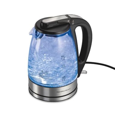 Hamilton Beach 1.7L Electric Glass Kettle