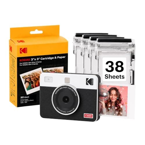 Kodak Mini Shot 3 Retro 2-in-1 Instant Camera
