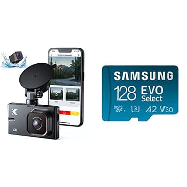Kingslim D2 Pro 4K Front + 2K Rear Dash Cam