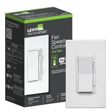 Leviton Decora Smart Wi-Fi Fan Speed Controller