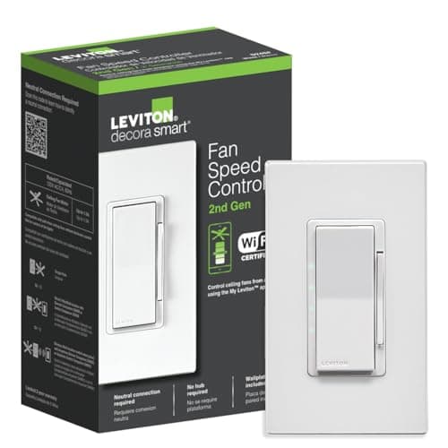 Leviton Decora Smart Wi-Fi Fan Speed Controller